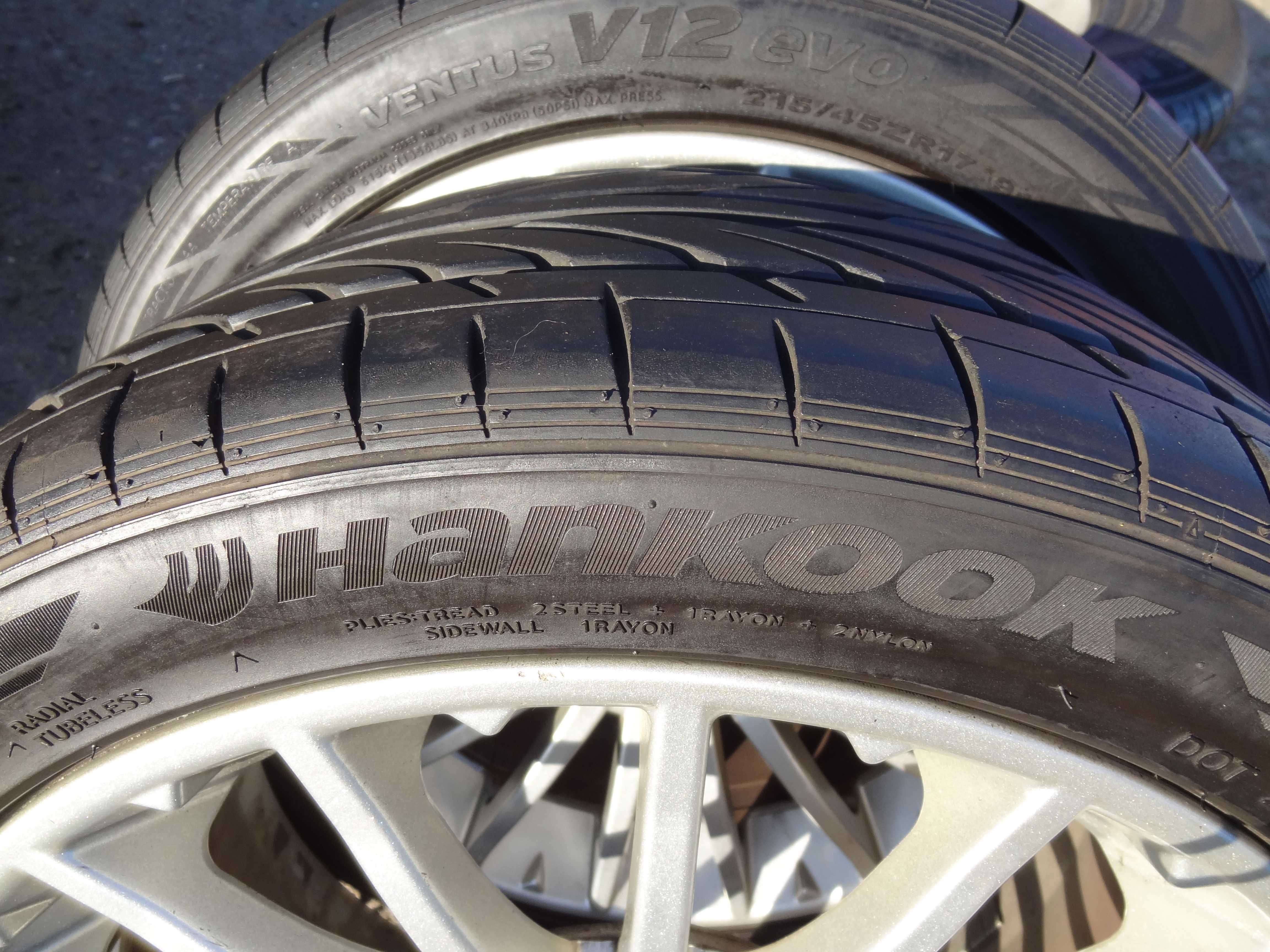 Резина ЛЕТО 215/45R17 HANKOOK - 4шт. - 2022 - есть и другие