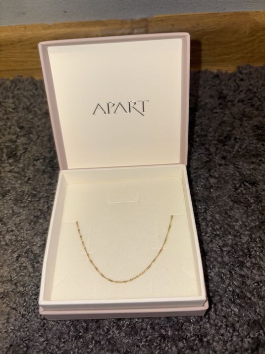 Złoty damski łańcuszek singapurka