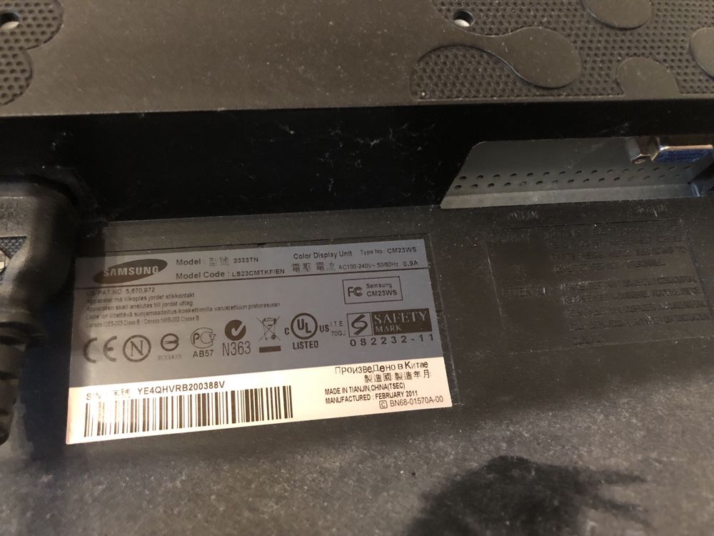 Monitor Samsung LS23CMTKF/EN