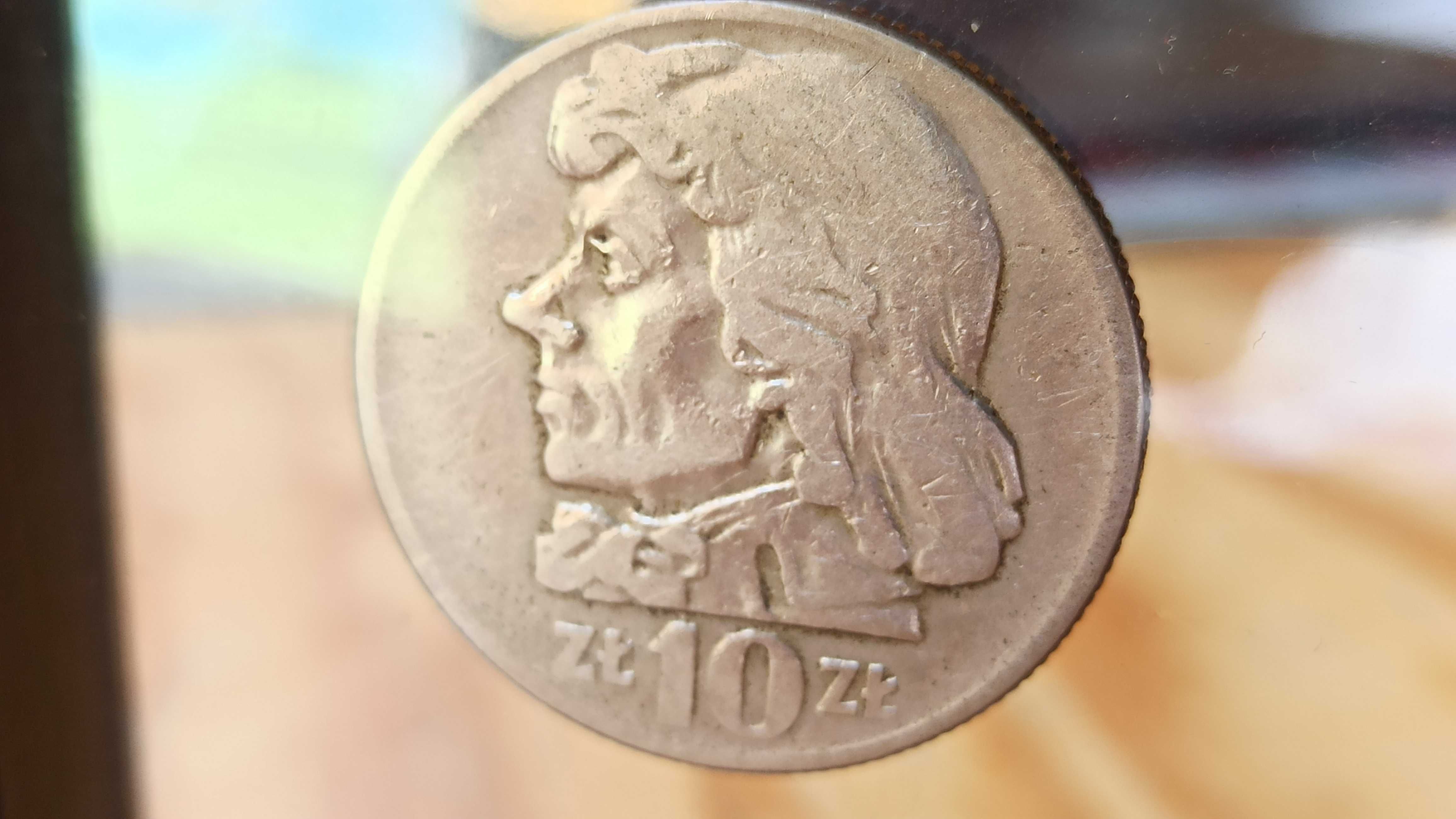 PRL, Moneta 10 złotych Tadeusz Kościuszko DUŻY 1960r / Piękna