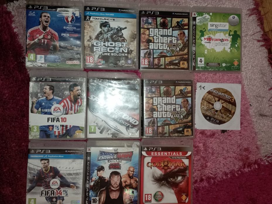 PlayStation 3 Super Slim (11 jogos)