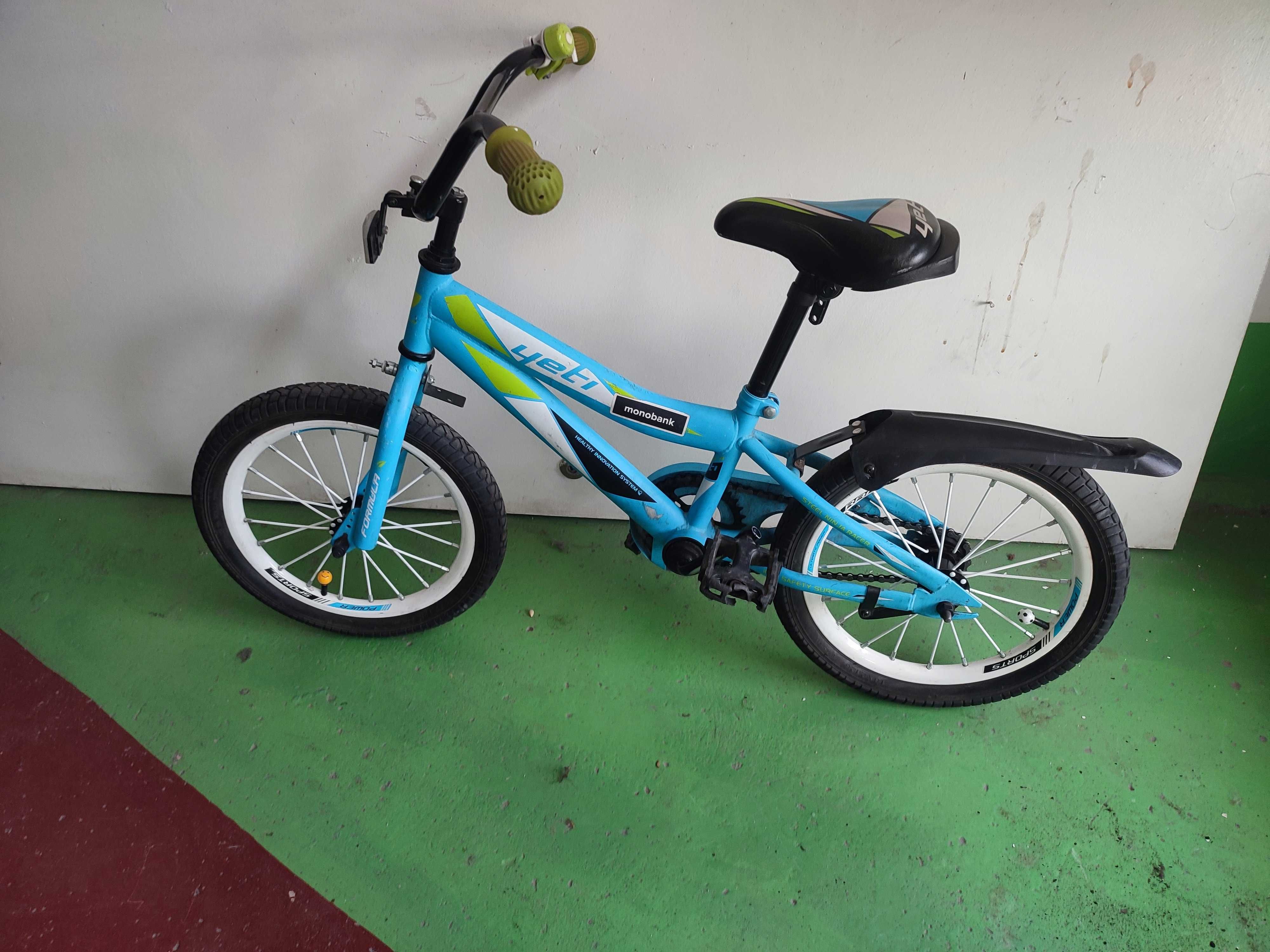 Велосипед детский 4-7 лет Yeti steel ninja racer