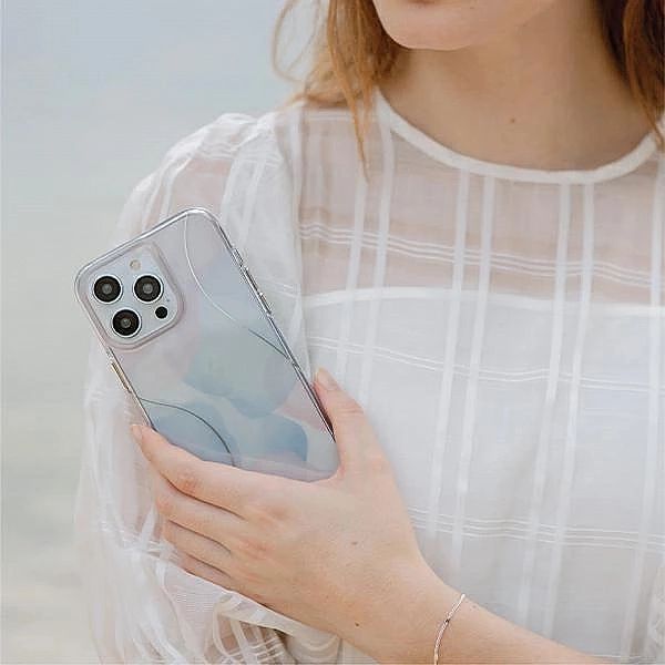 Etui Uniq Coehl Palette na iPhone 14 Plus - niebieskie