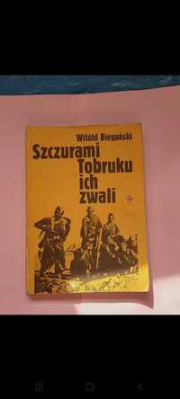 Książka SZCZURAMI Tobruku ich zwali 1988 rok dzieje wojskowe