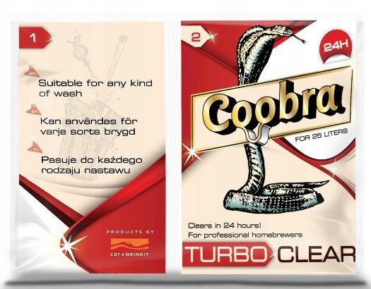 Coobra Turbo Clear 25l 24h Klar środek klarujący