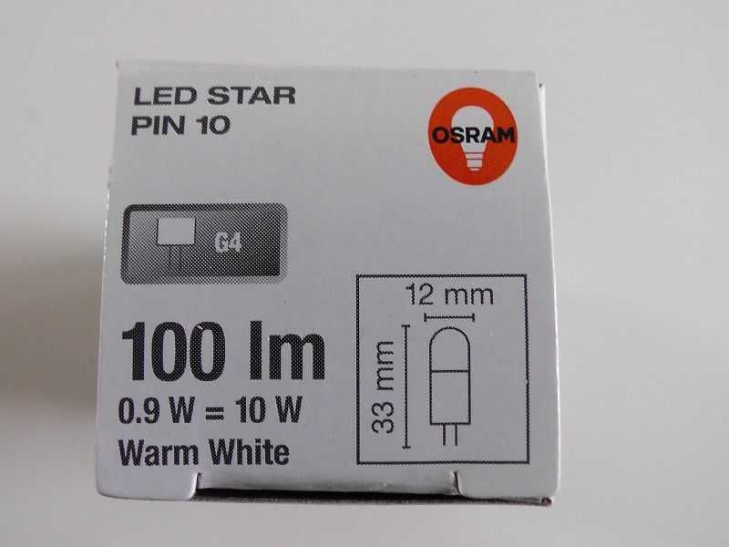 Żarówka Led OSRAM G4 0,9W 2700K 100lm