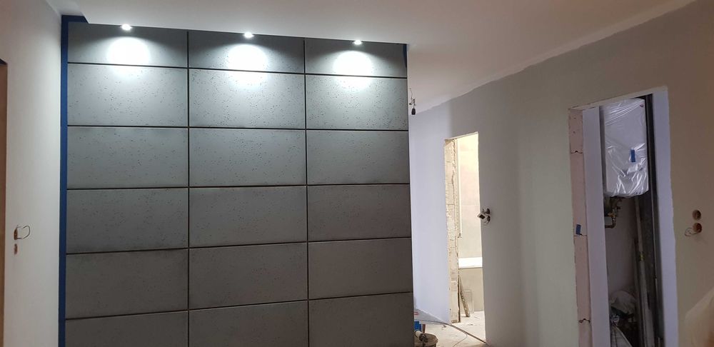 Sufity podwieszane , ścianki działowe, szpachlowanie, malowanie