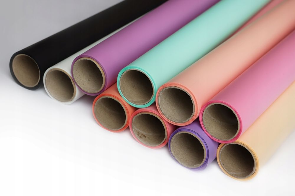 folia florystyczna mrożona matowa zapachowa 9m czarna golderia