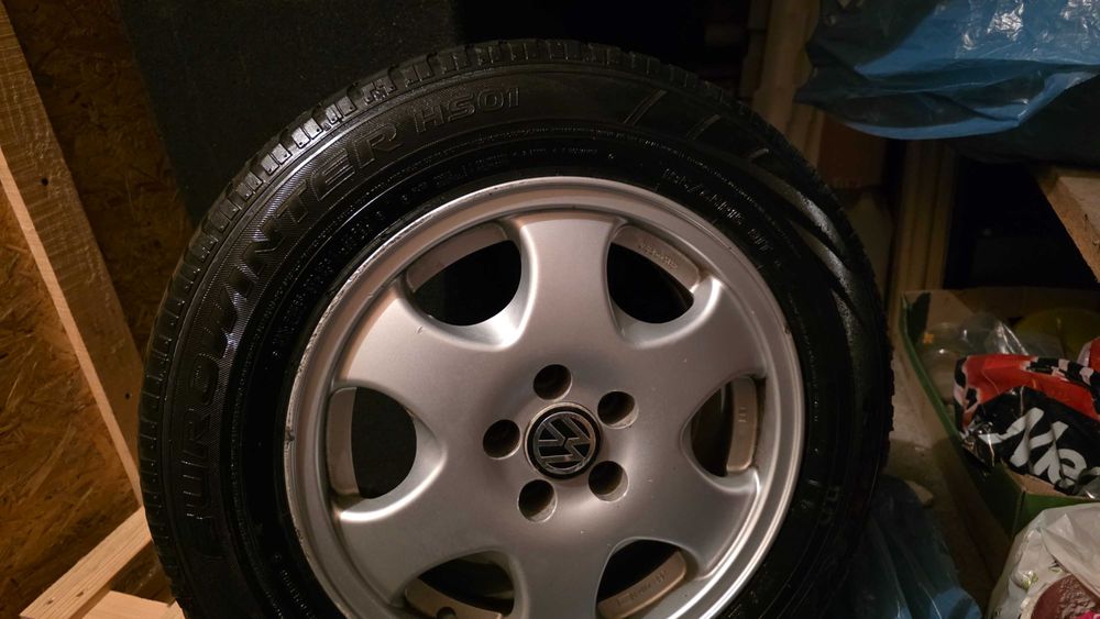 Koła alu felgi + opony 15" 5x100 zimowe FALKEN