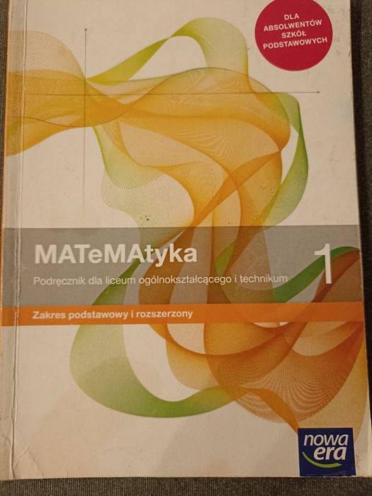 Matematyka 1 rozszerzenie nowa era podręcznik