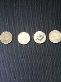 Монеты СССР номиналом 20 коп., 3 коп., 1 рубль