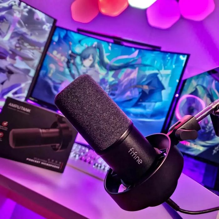 Динамический USB/XLR Микрофон Fifine K688