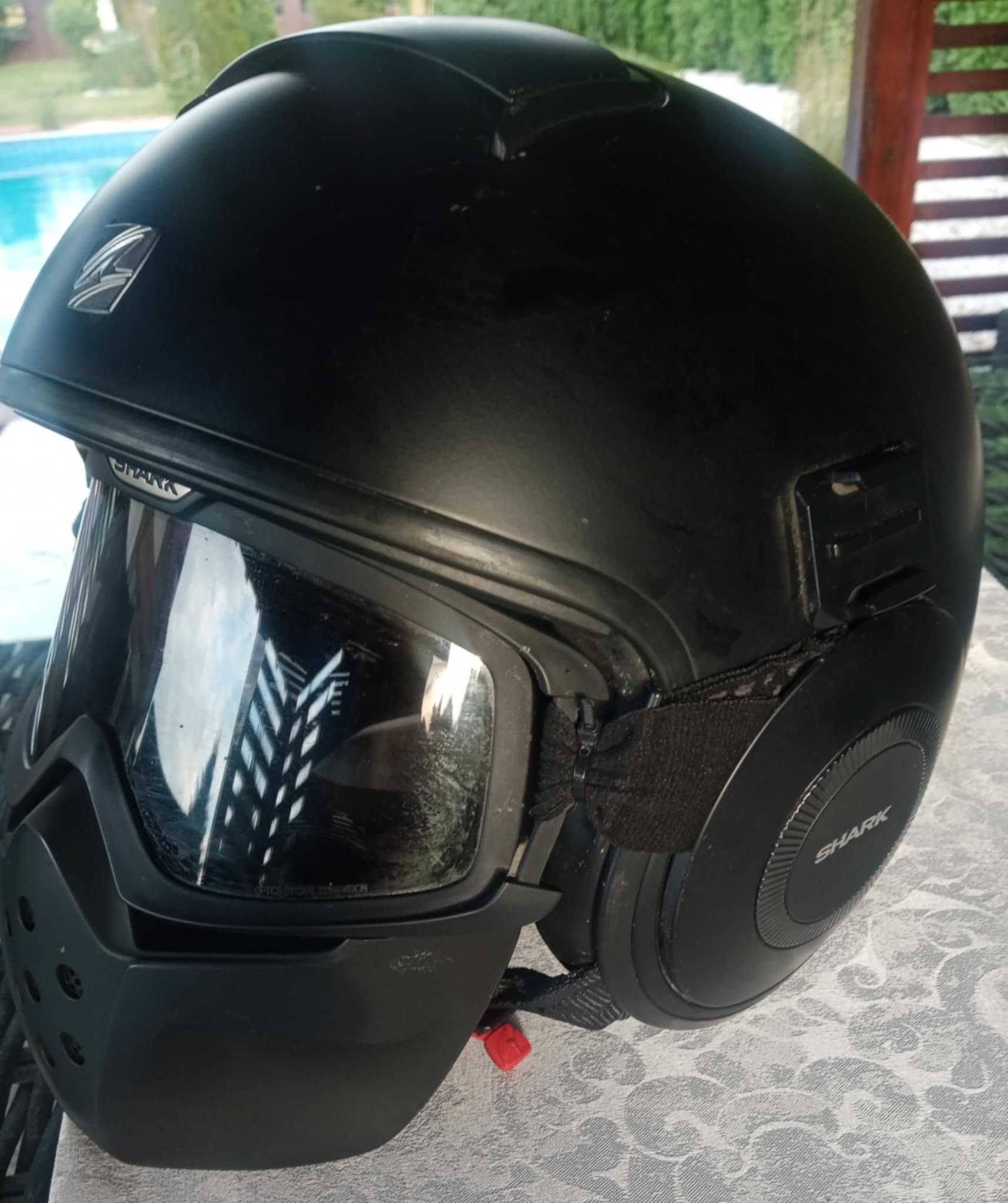 Kask motocyklowy shark drek