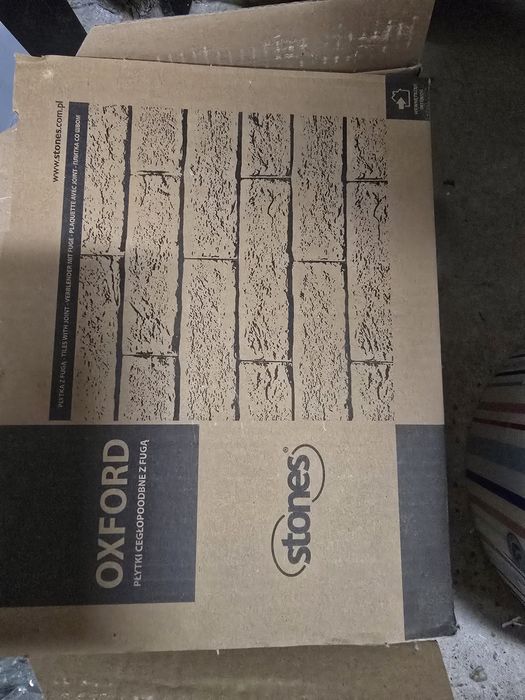 Kamień dekoracyjny cegłopodobny gipsowy z fugą firmy Oxford 9 opakowań
