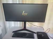 Монітор lg 34um69G-B з вертикальною смужкою