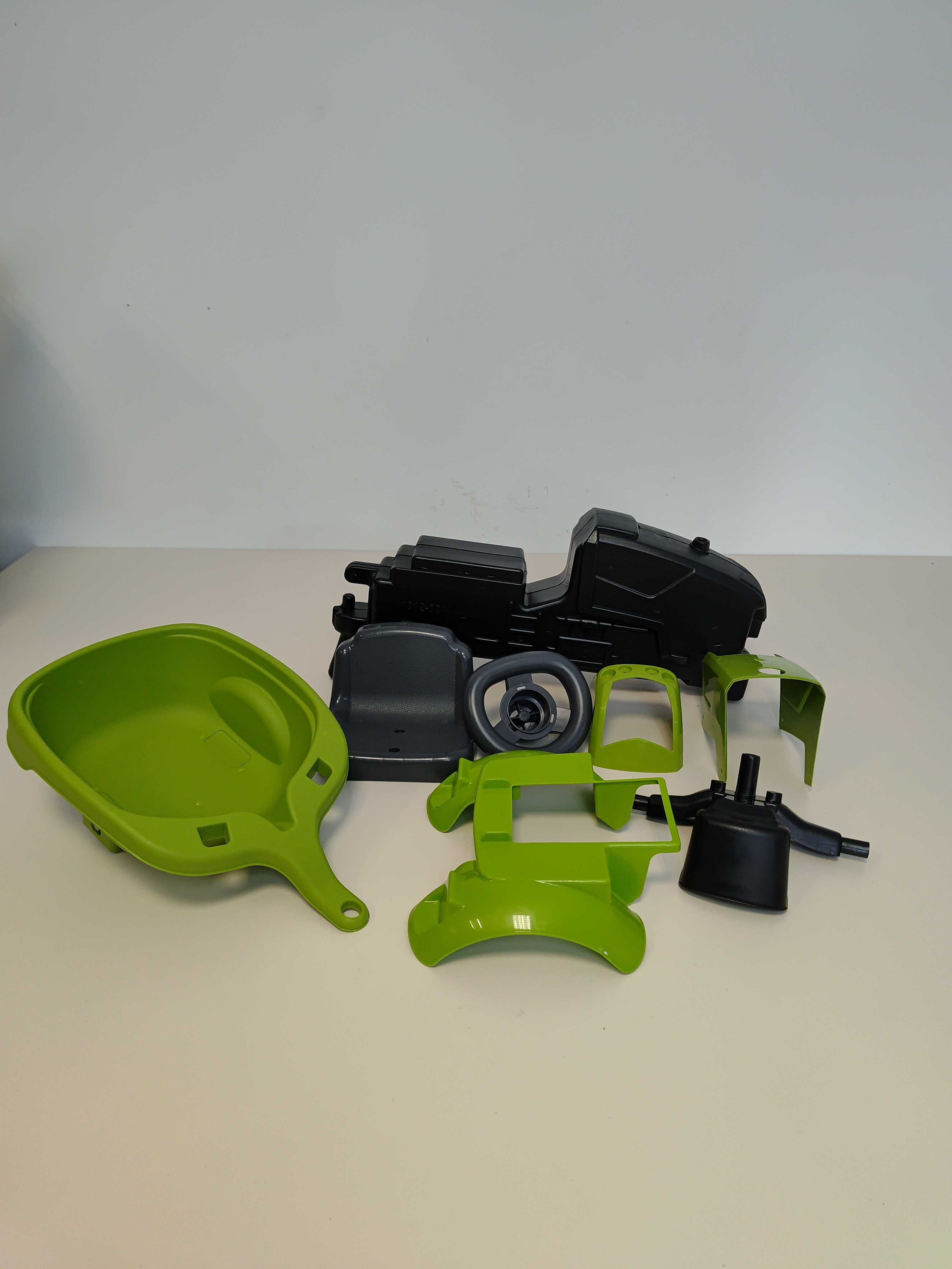 FALK Traktorek Baby Claas Zielony z Przyczepką (T10)