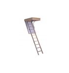 Schody strychowe ocieplane Termo drewniane 80x110 gr. 53mm
