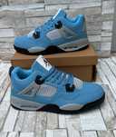 Nowe Jordan 4 niebieskie sneakersy męskie sportowe obuwie retro 41-46