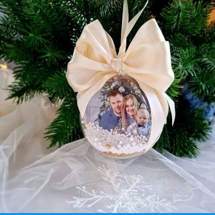 Кулька з фото на ялинку