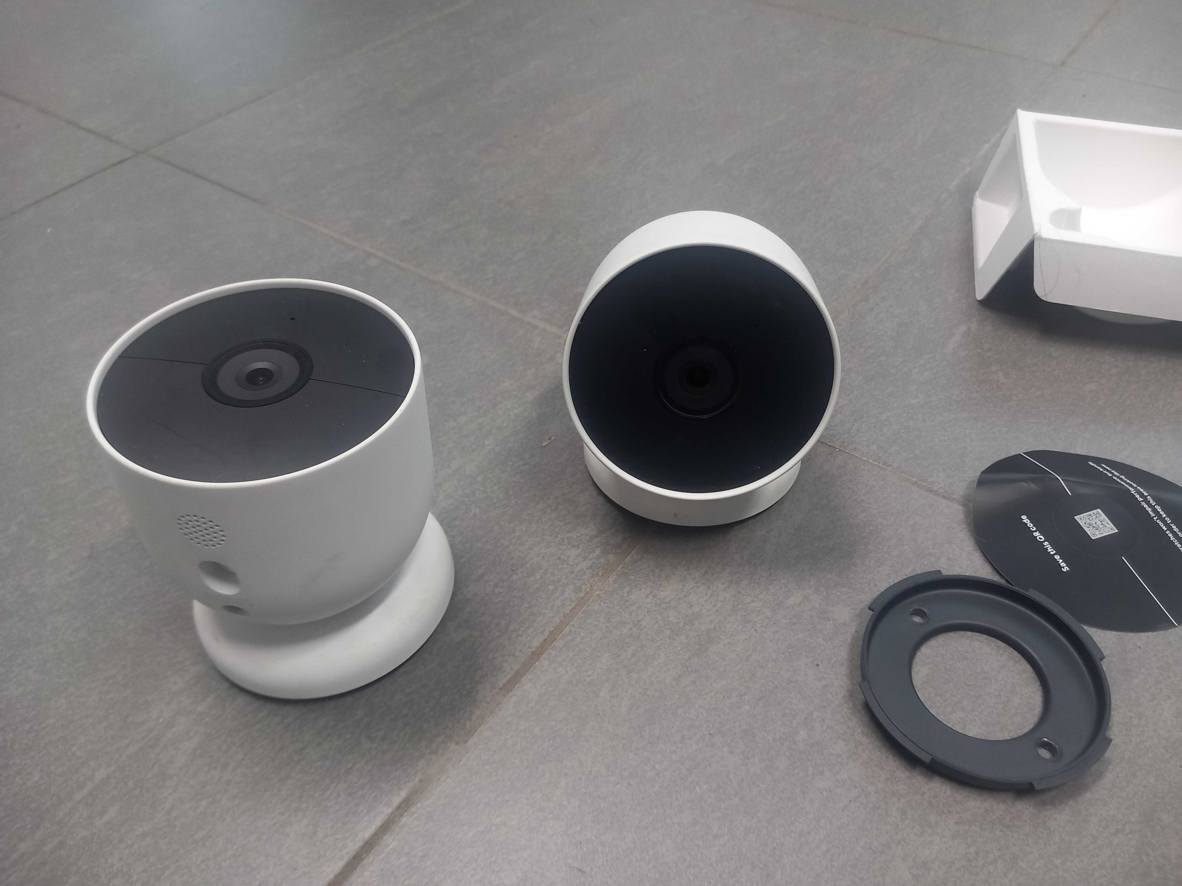 Kamery monitoringu kompaktowe Google IP NestCam 2 sztuki