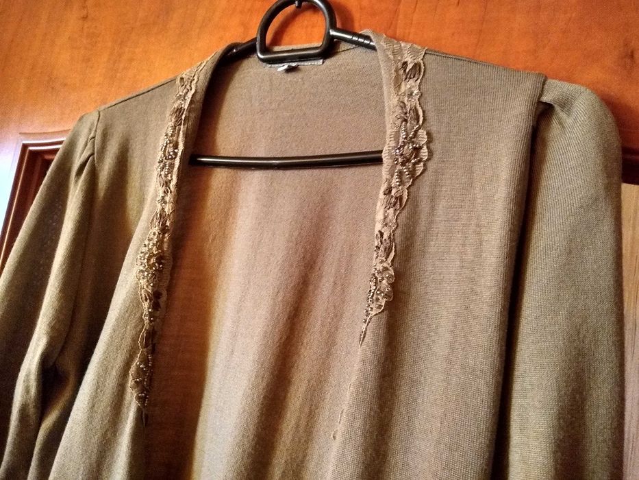 San Martino  Made in Italy  Damski cienki sweter, 100% Merino, Roz. 42