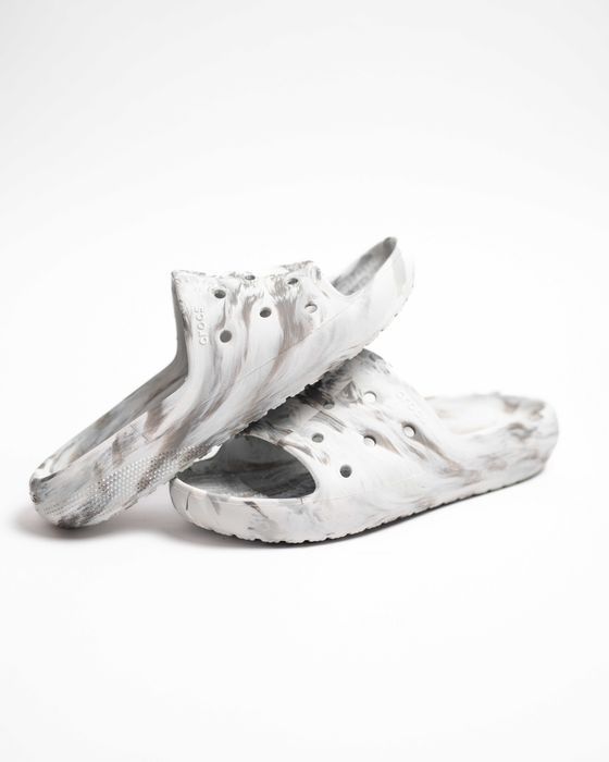 Мужские шлепанцы Crocs Classic Marbled Slide (3 цвета) Оригинал