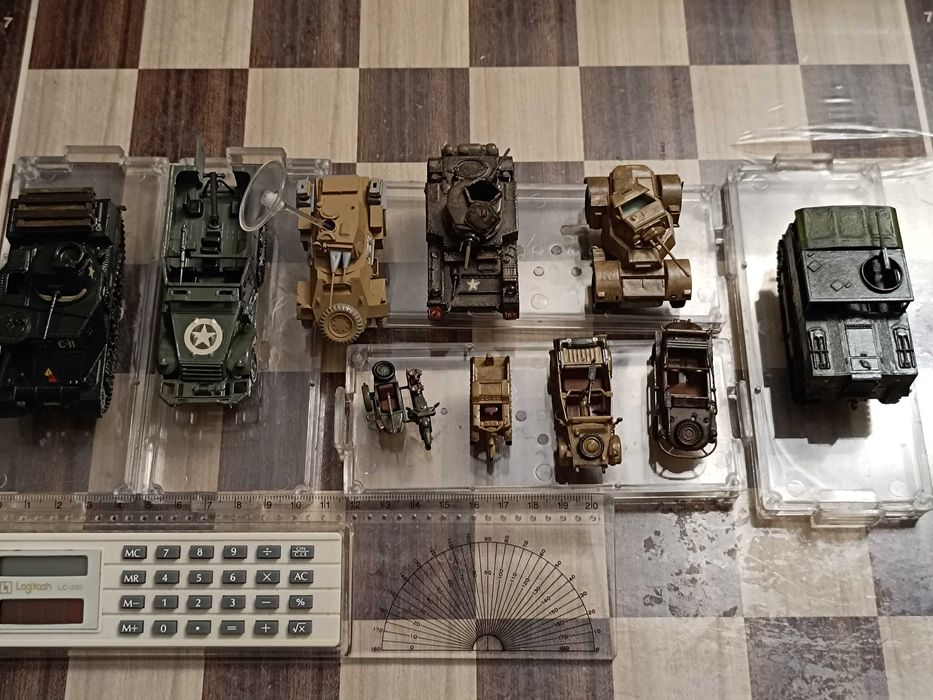 Veículos e Figuras de ação da 2a Guerra Mundial WWII