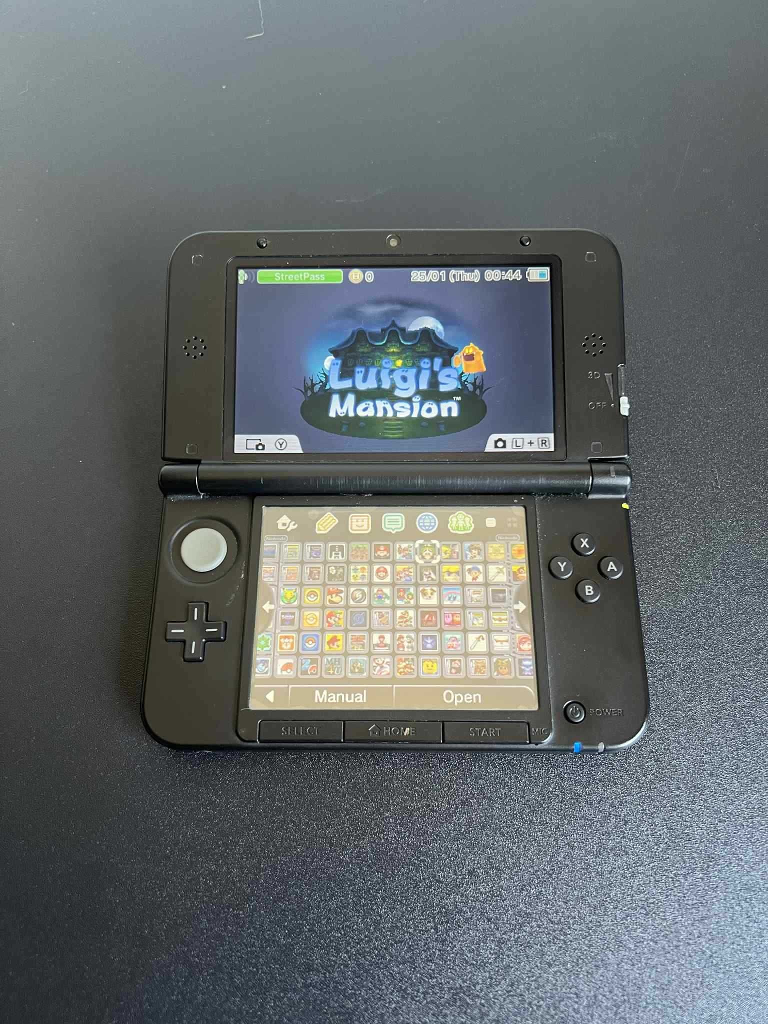 Nintendo 3DS XL Preta com 100+ Jogos
