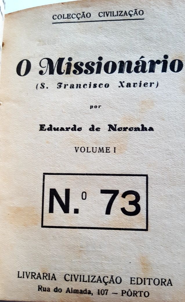 Livro o Missionario