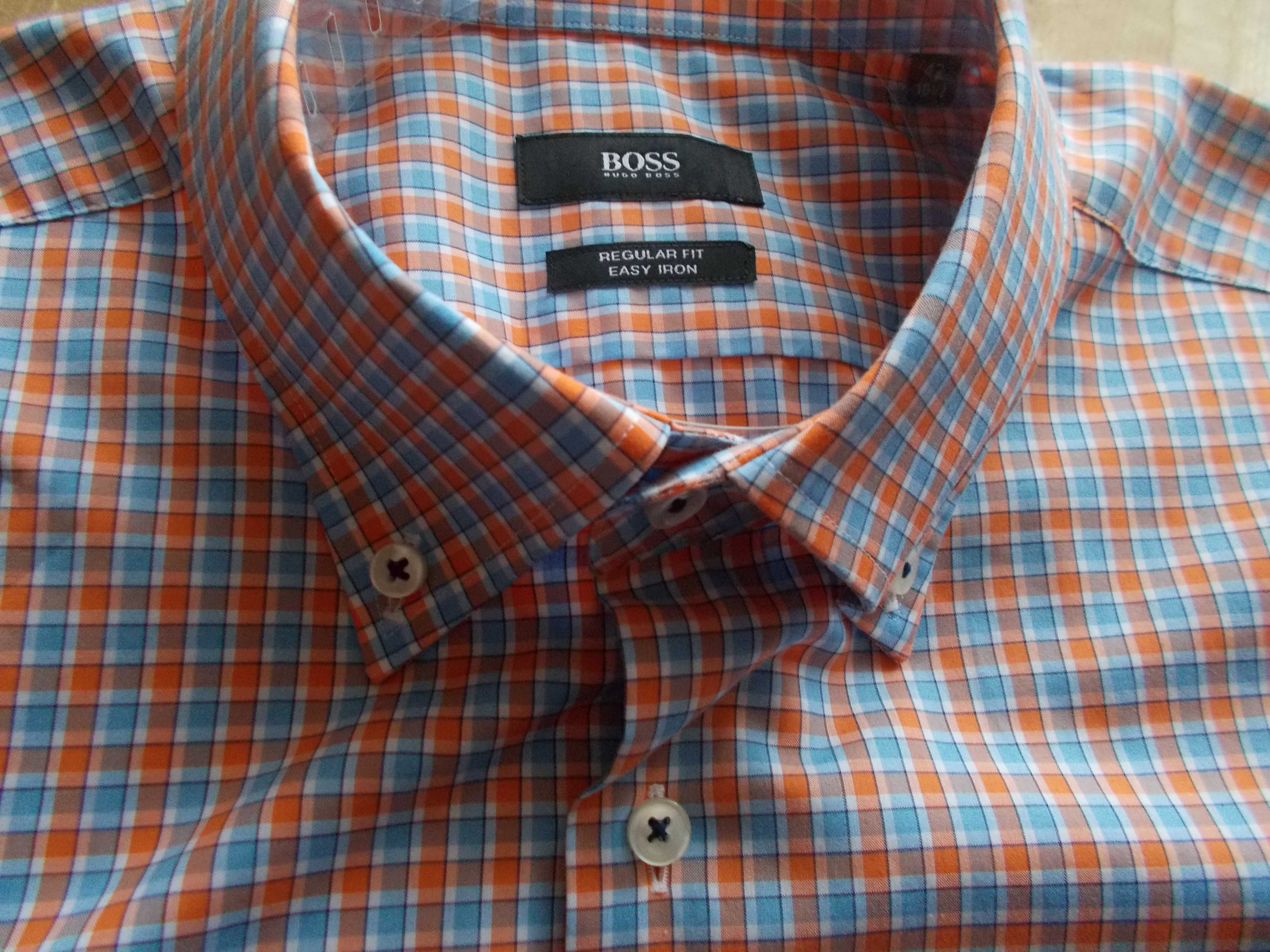 XL- HUGO BOSS Premium KOSZULA MĘSKA XL 42,5 cm Niemcy