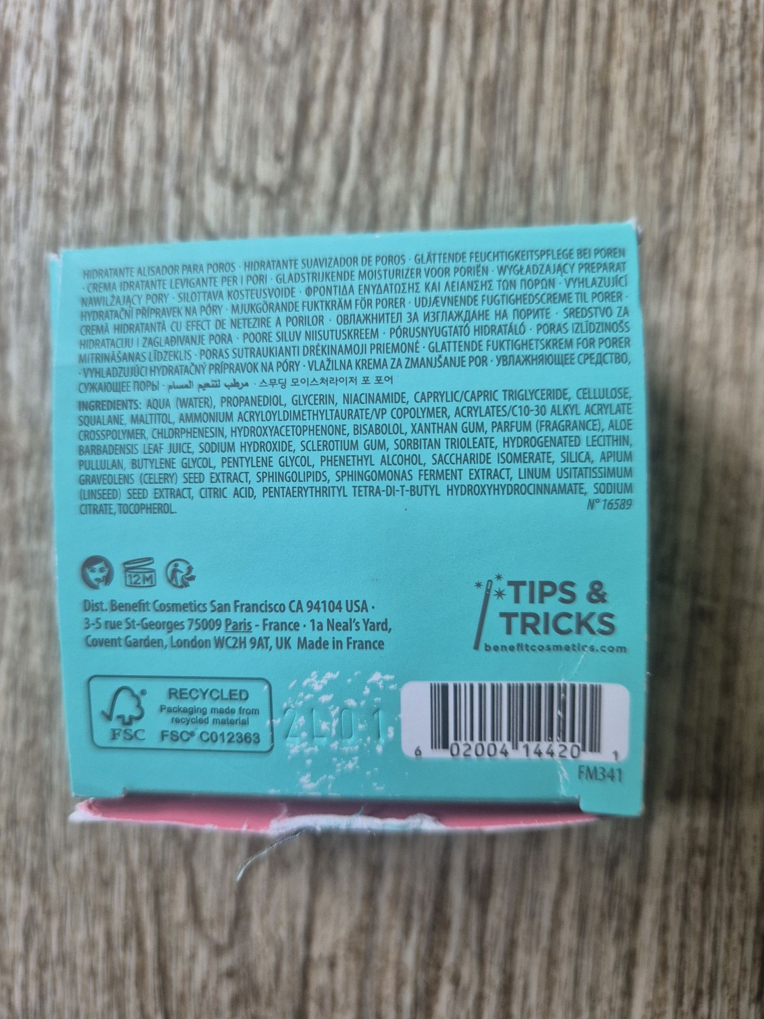 Benefit The POREfessional Smooth Sip - Lekki krem nawilżający wygładza