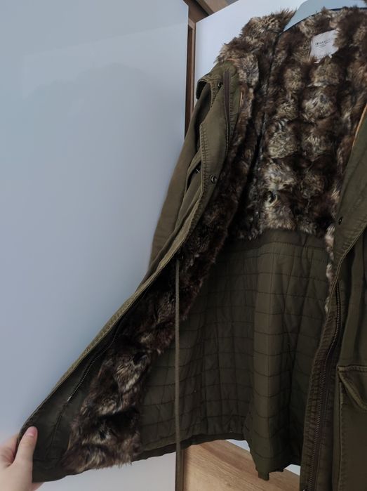 kurtka parka zara