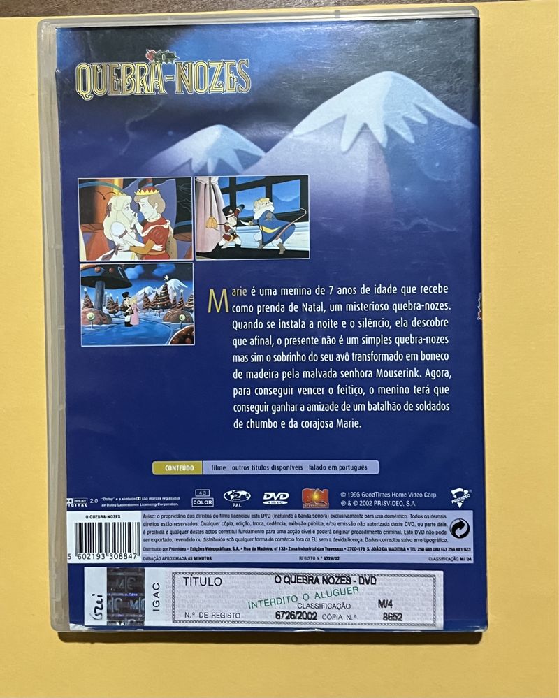 DVD Quebra-Nozes