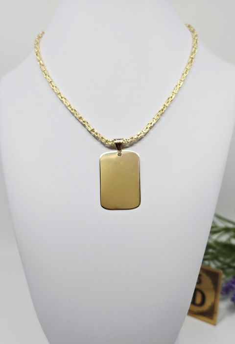 Złota zawieszka Nieśmiertelnik próba 585 14k