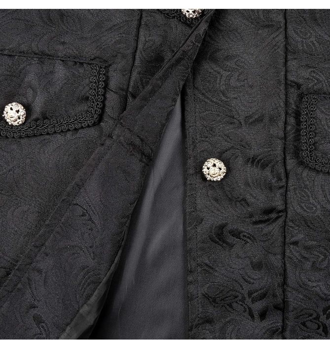 Rozm. MMęska gotycka Steampunk Vintage frak kurtka średniowieczny wikt