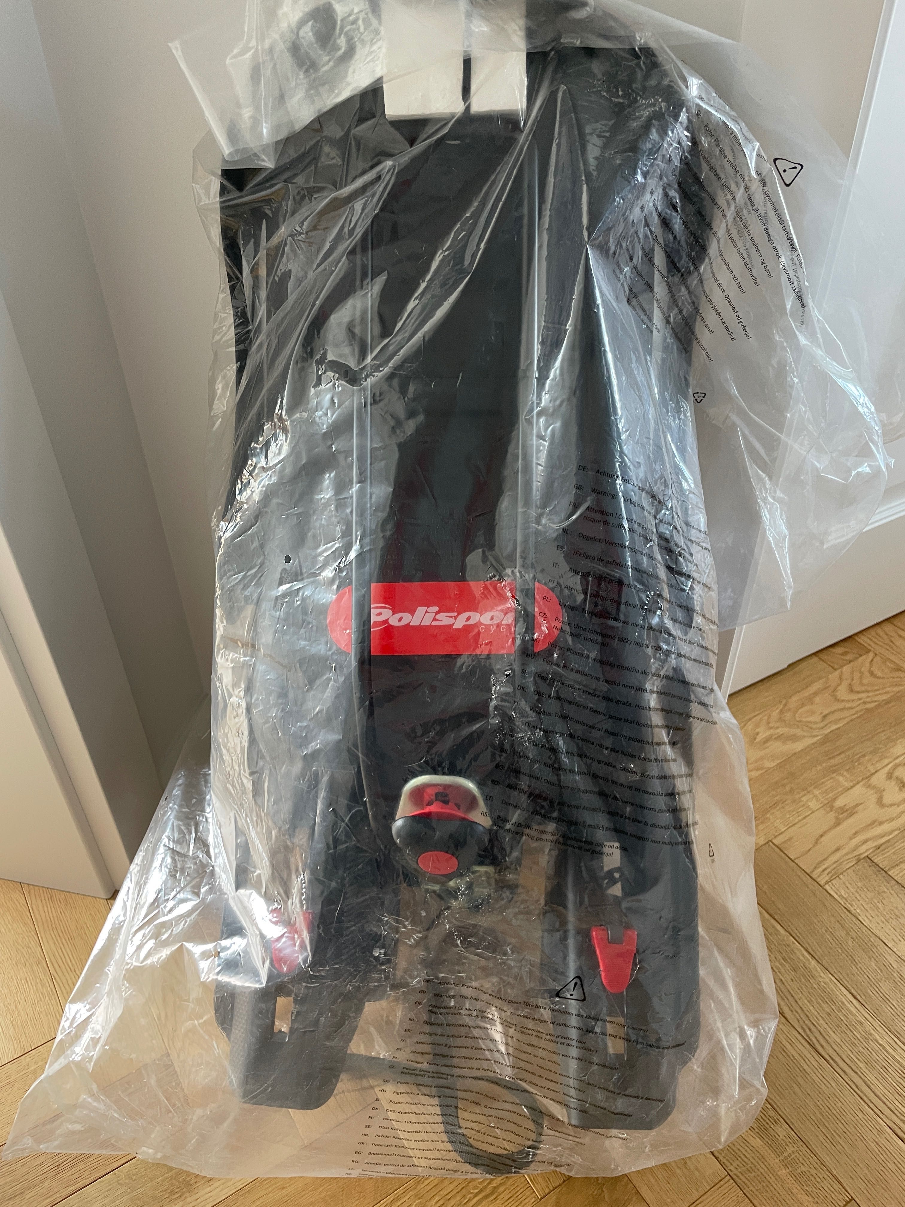 Nowy fotelik rowerowy POLISPORT dla dziecka Lidl