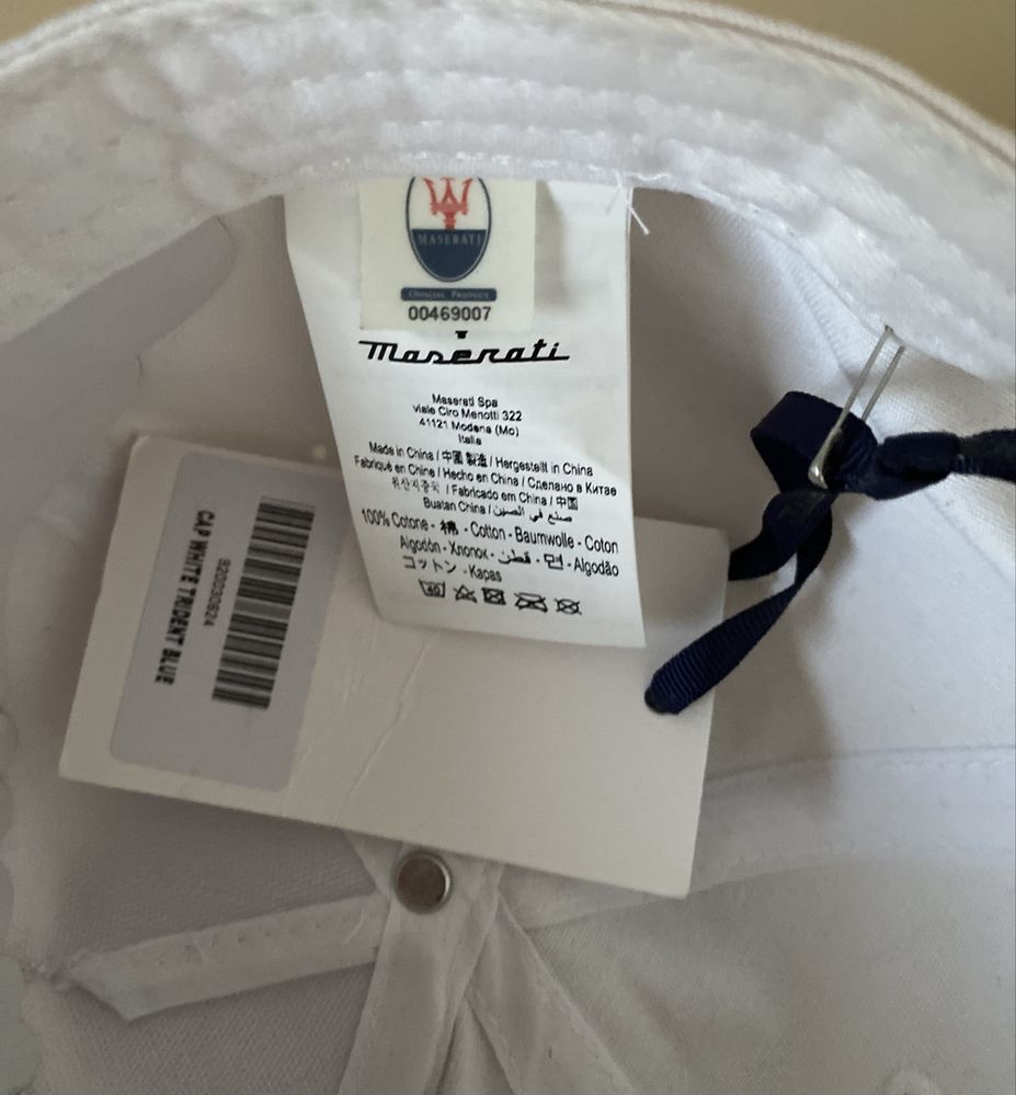 Бейсболка MAZERATI.