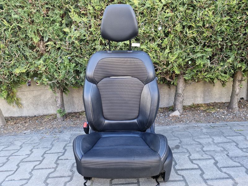 RENAULT SCENIC IV 4 FOTEL KIEROWCY LEWY PRZÓD PÓŁSKÓRA EU EUROPA