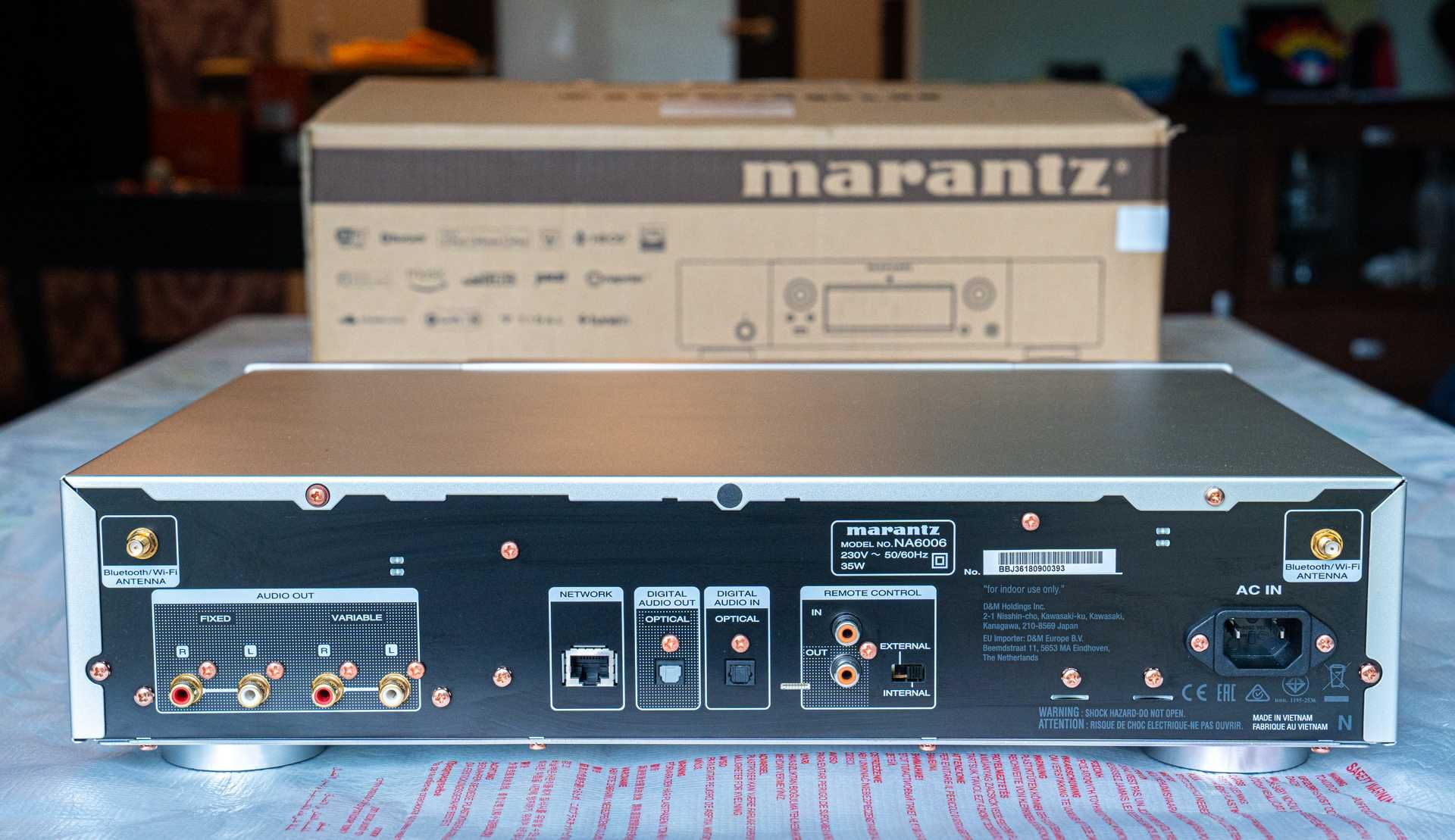 Odtwarzacz sieciowy Marantz NA6006SG WiFi Spotify Tidal HiFi Heos