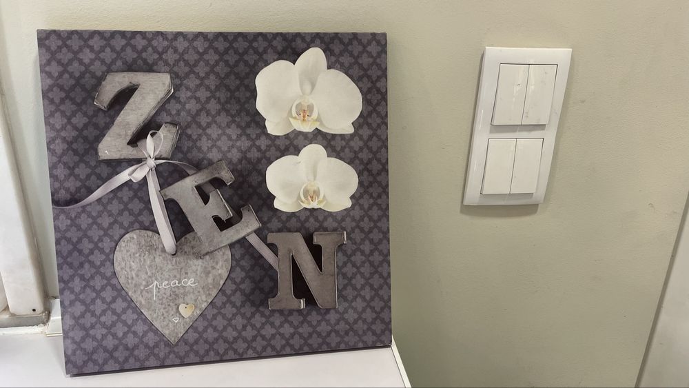 Conjunto de dois quadros pequenos