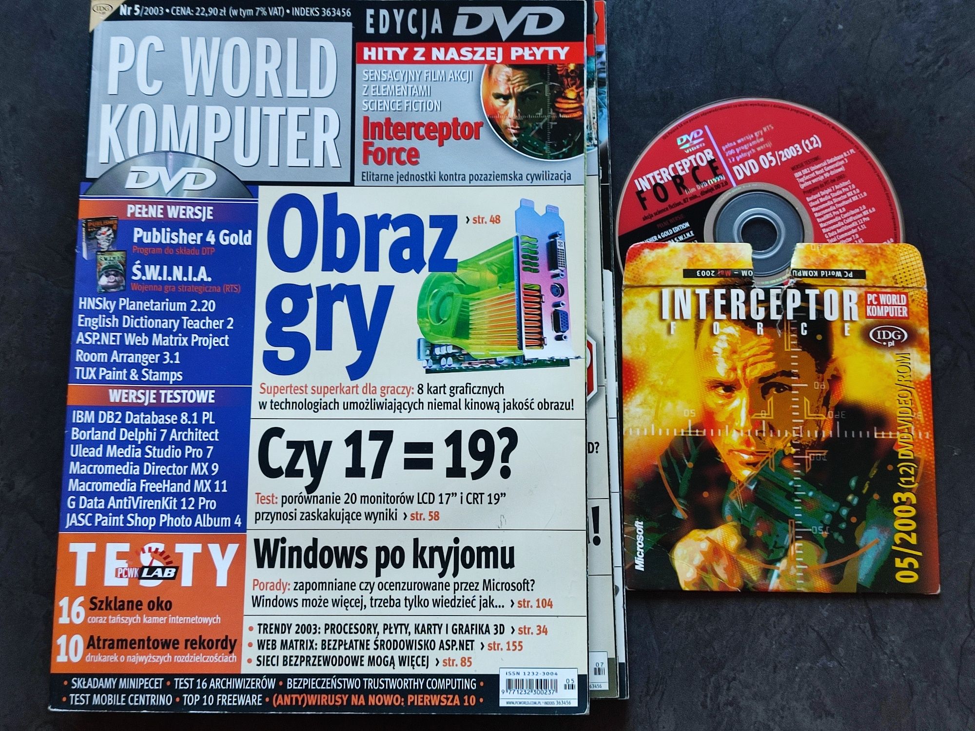 PC World komputer/ 3x arch. czasopisma. 03r./ Edycja DVD