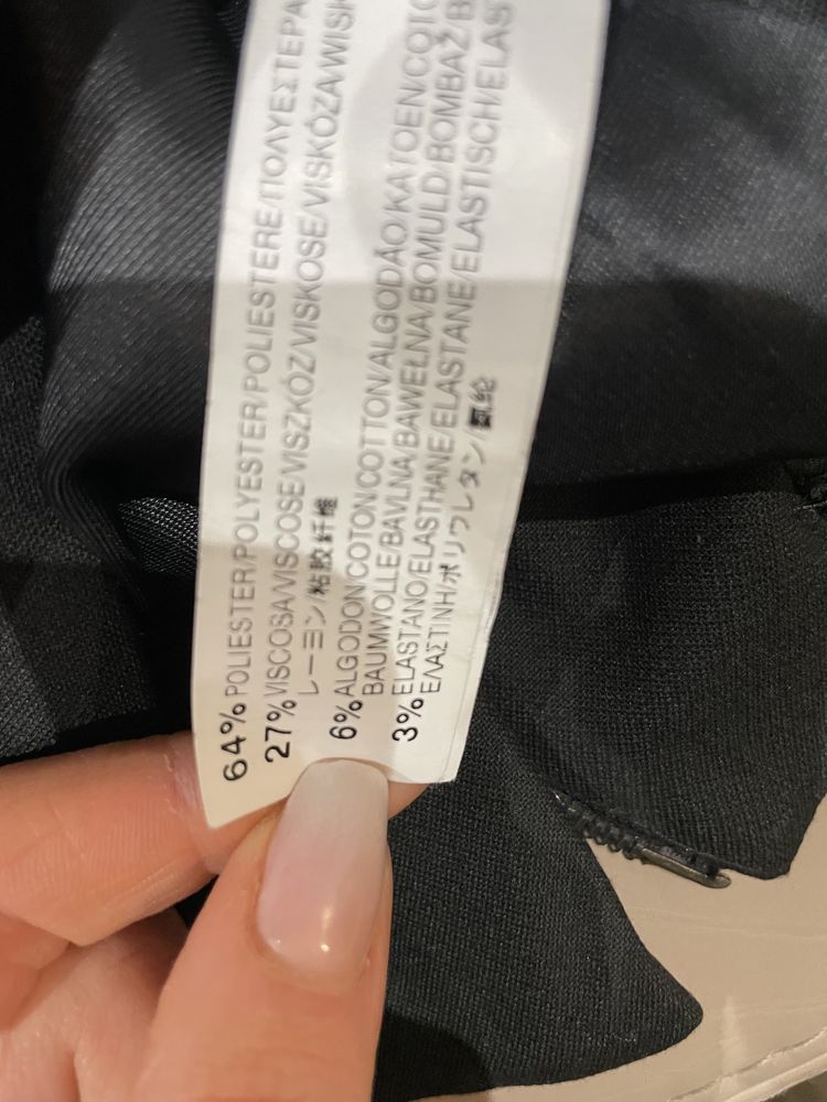 Super spódnica czarna Zara woman r 38 jak nowa