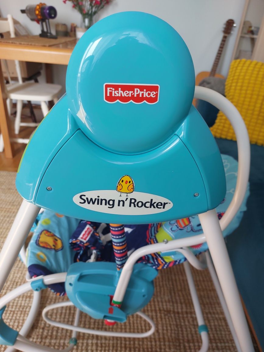 Huśtawka Leżaczek Bujaczek  3w1  Fisher Price