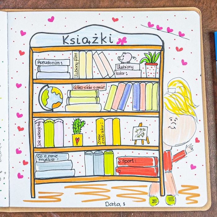 Pamiętnik do szkoły, przedszkola