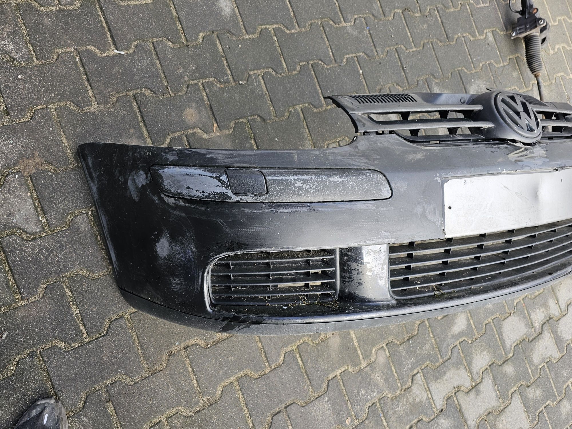 Zderzak Przód Grill Spryskiwacze Reflektorów VW Golf V 5