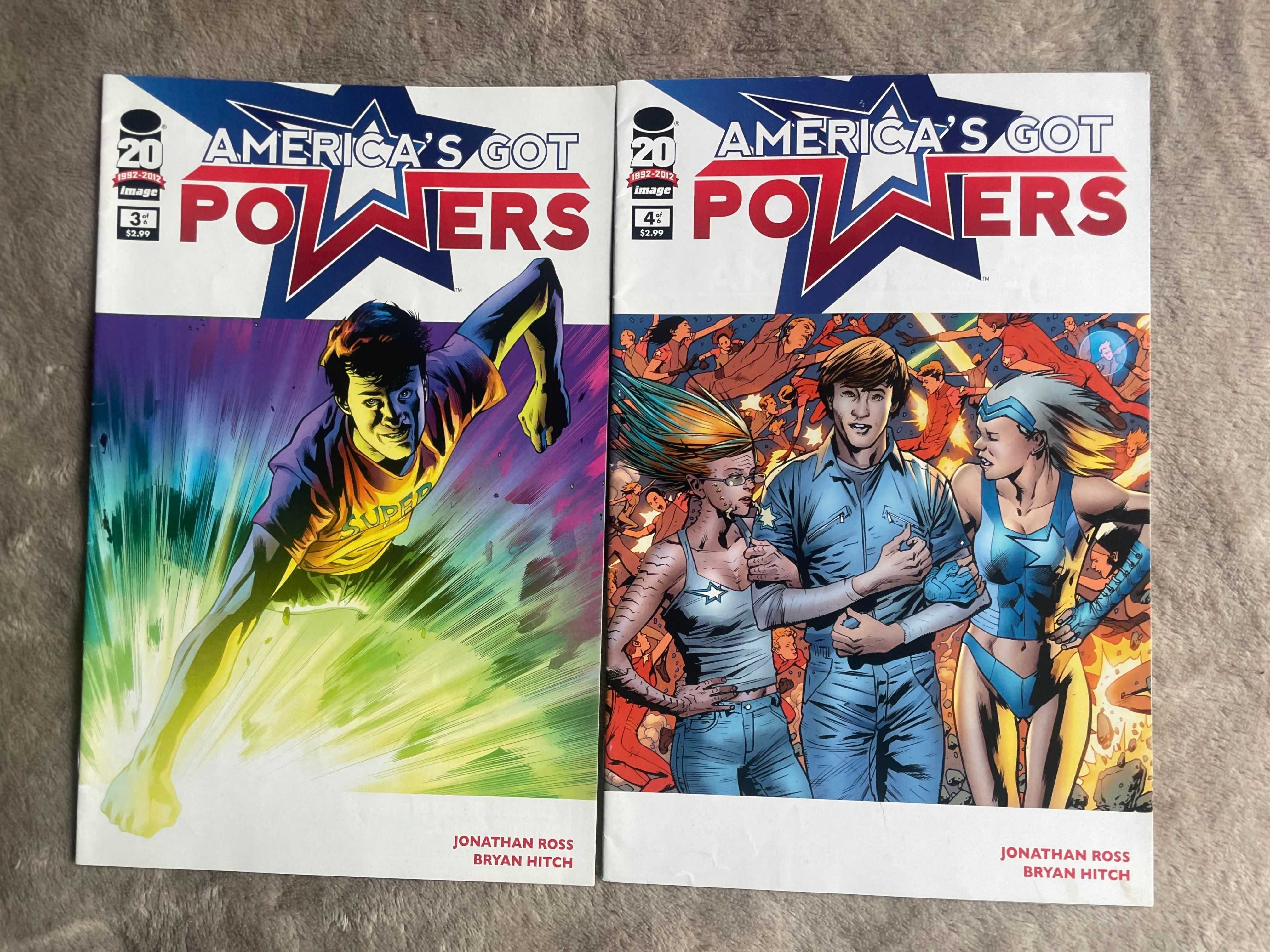 Americas Got Powers, numery #1-7 (komplet) Image Comics, ENG