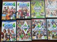 WYPRZEDAŻ!15 sztuk Gry na PC, Sims 3 i 4 plus dodatki