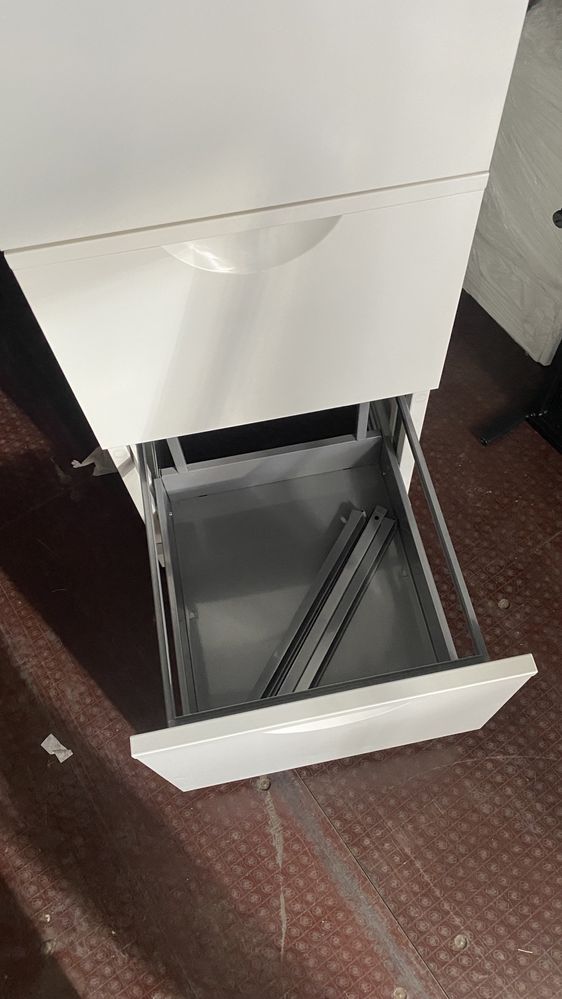 IKEA ERIK szafka 41x104 cm, biała