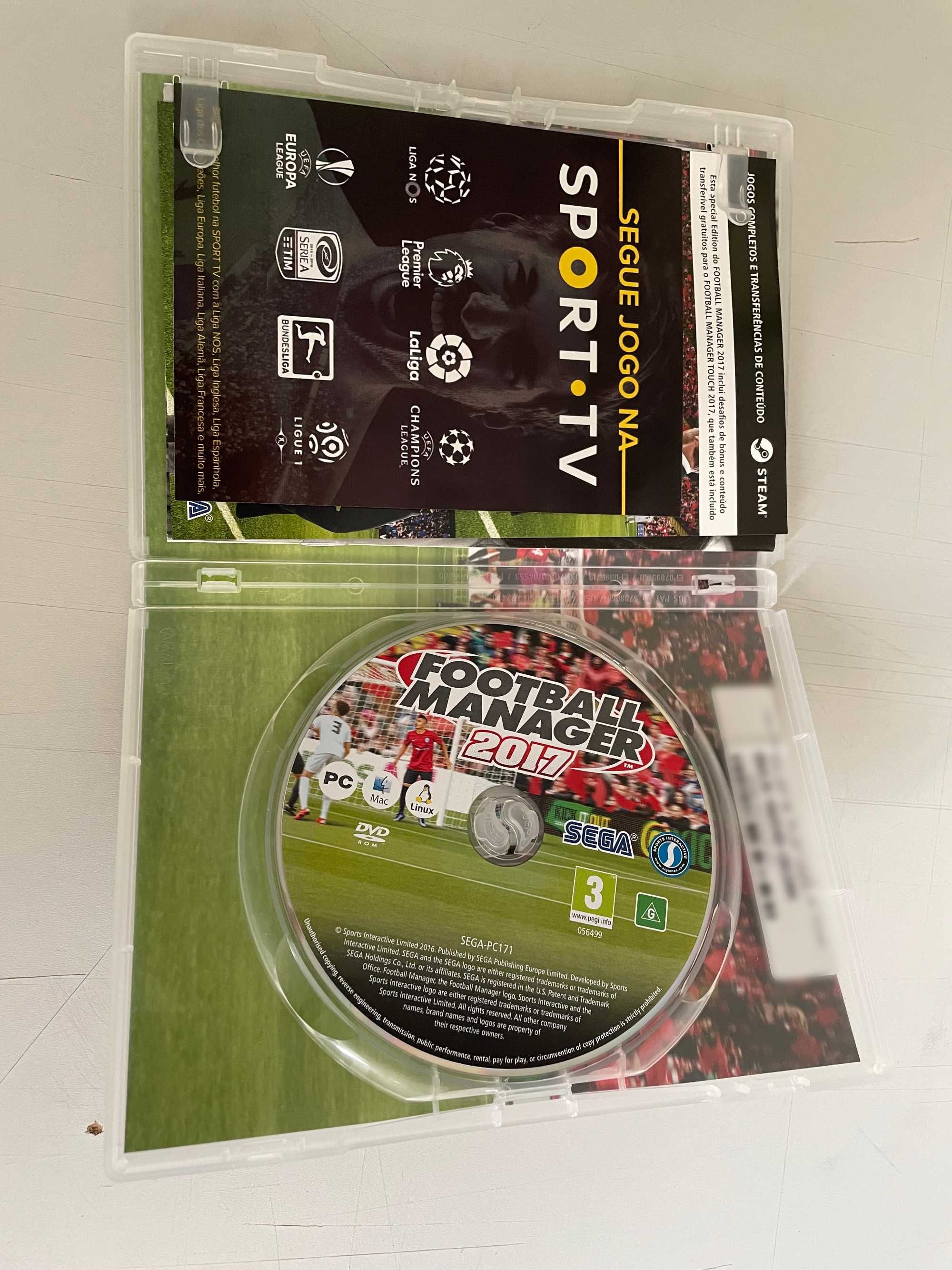 Vendo Football Manager 2017 Edição Limitada para PC