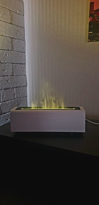 Зволожувач повітря, аромадифузор, нічник з ефектом полум’я